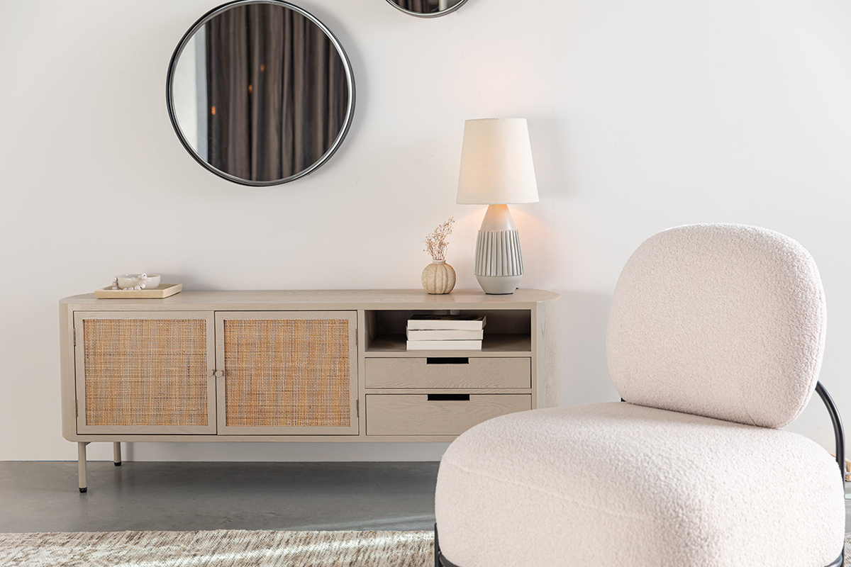 WL Living Amaya komoda s výpletom 3