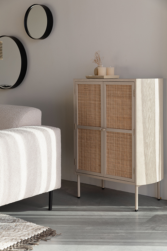WL Living Amaya skrinka s výpletom 10