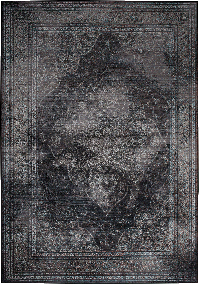 Dutchbone Rugged kusový koberec - Tmavosivá, 200 x 300 cm
