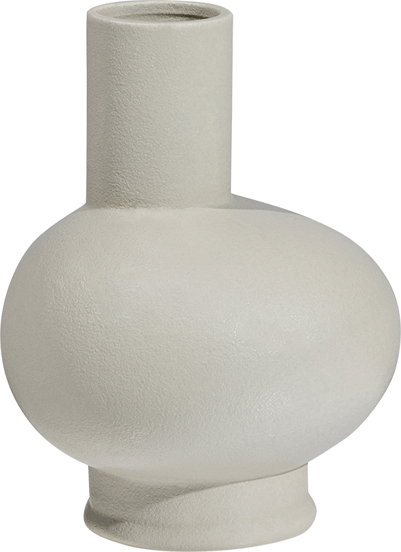 BePureHome Tank porcelánová váza - Béžová