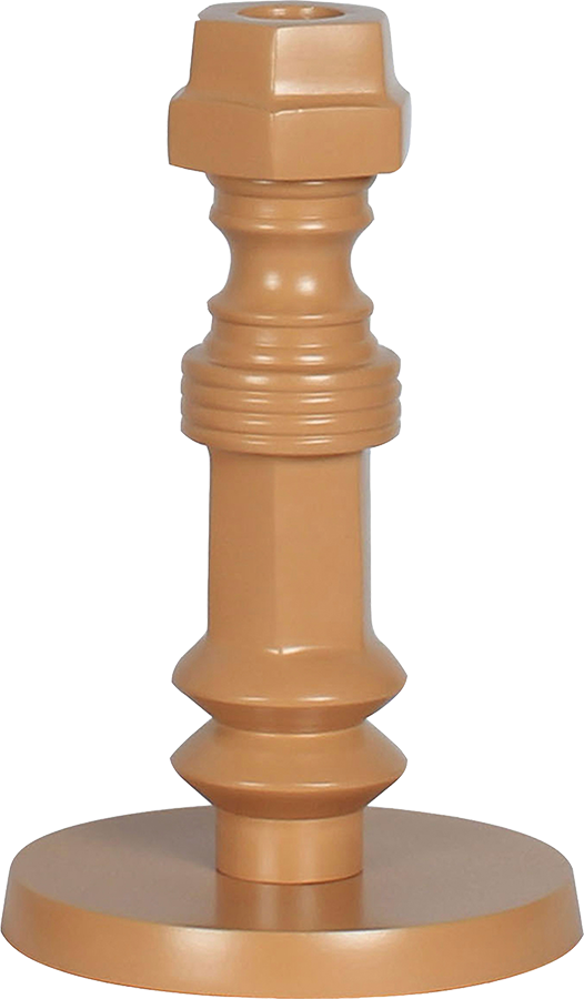 Zuiver Totem dizajnový svietnik - Prírodná hnedá S