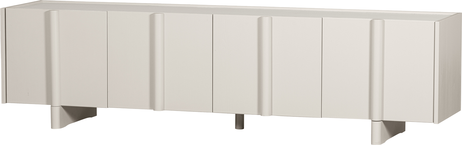 Woood Basu komoda pod TV - Svetlosivá, 200 cm