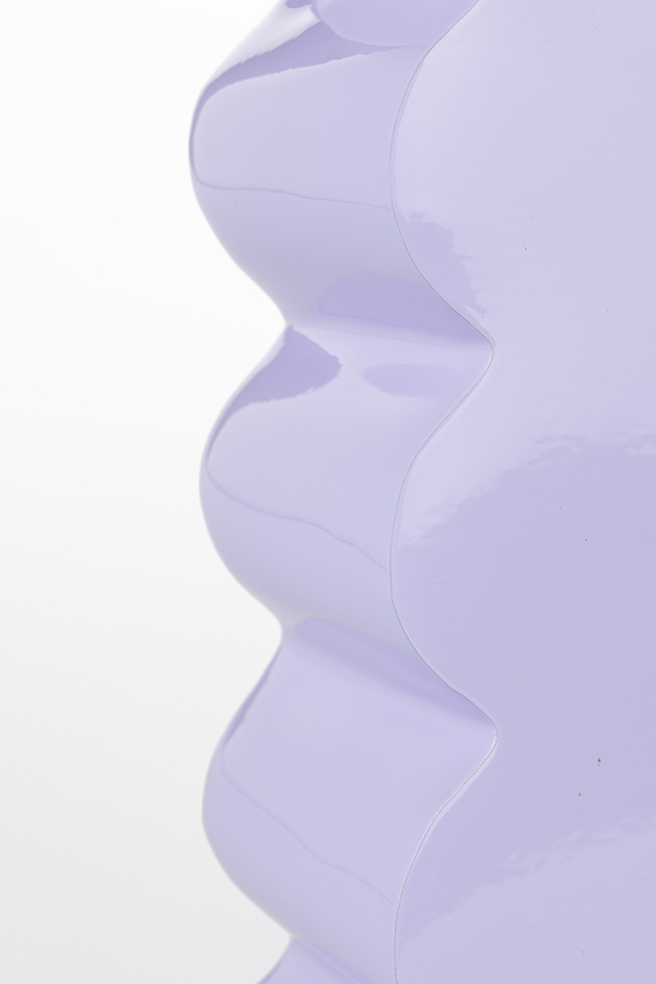 Zuiver Curves dizajnová kovová váza 8