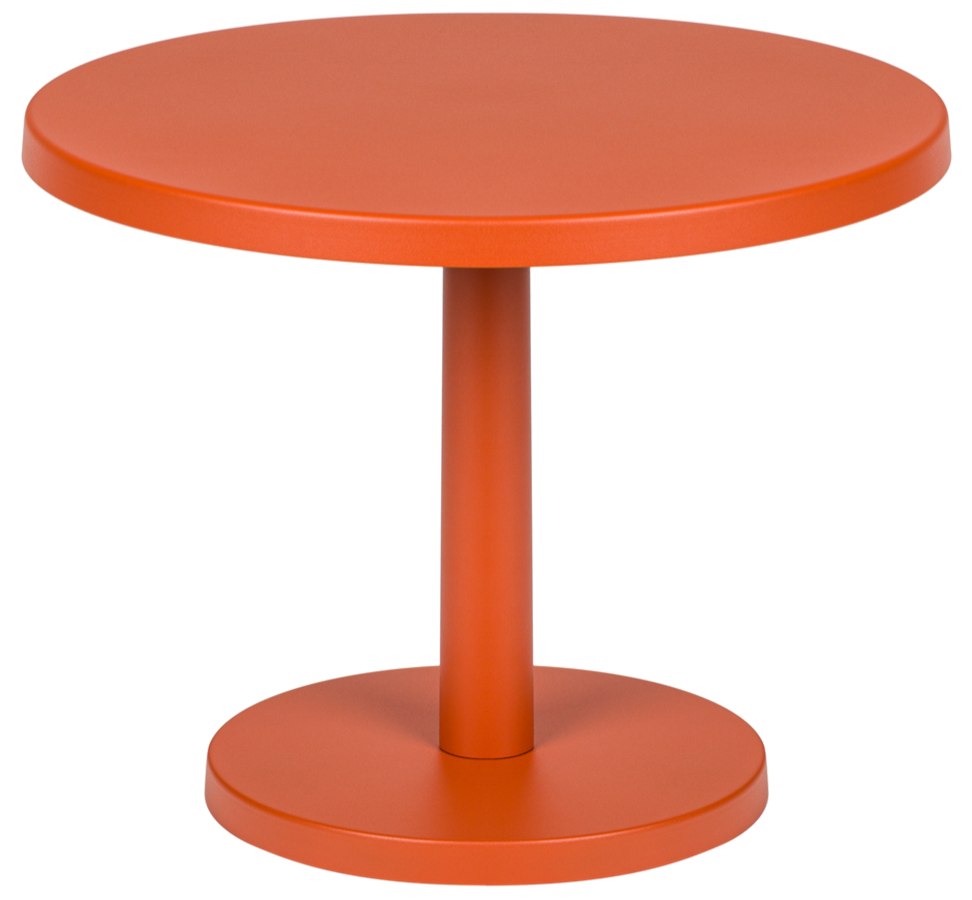 Noo.ma Odo kovové odkladacie stolíky - Nízky, Oranžová