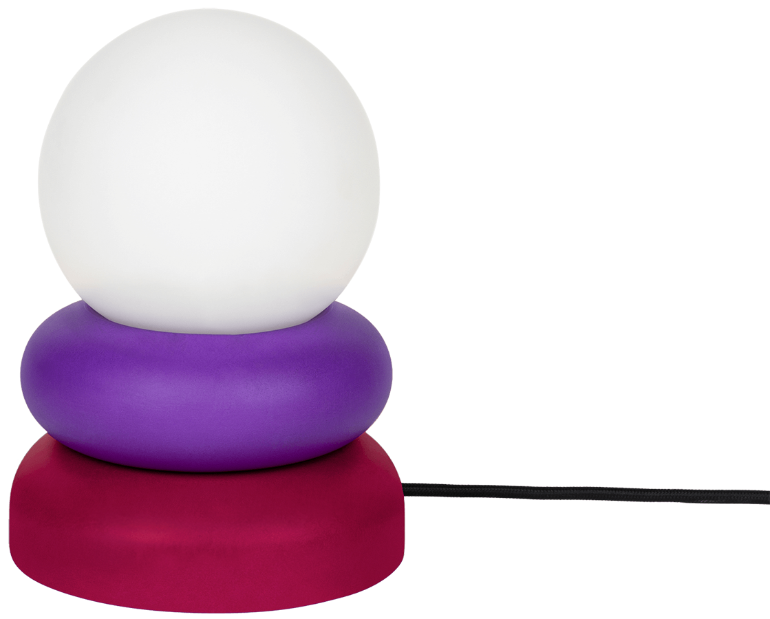 Noo.ma Otem stolná lampa - Fialovoružová