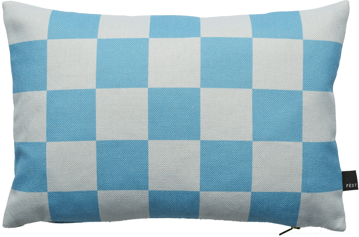 FEST Amsterdam Stripes and Checks dekoračné vankúše 30 x 45 cm - Modrá + Biela