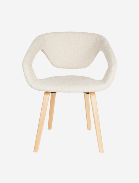 Zuiver Flexback boucle čalúnená stolička