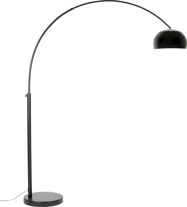 Zuiver Metal Bow stojanová lampa - Čierna