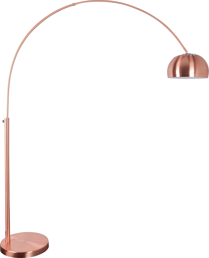 Zuiver Metal Bow stojanová lampa - Medená