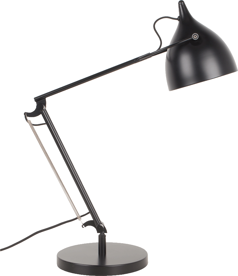 Zuiver Reader stolná lampa - Čierna