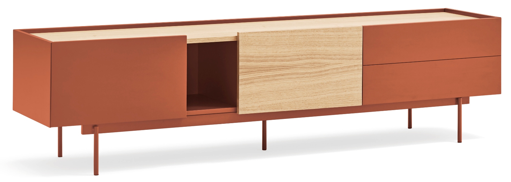 Teulat Otto TV skrinka - Terracotta