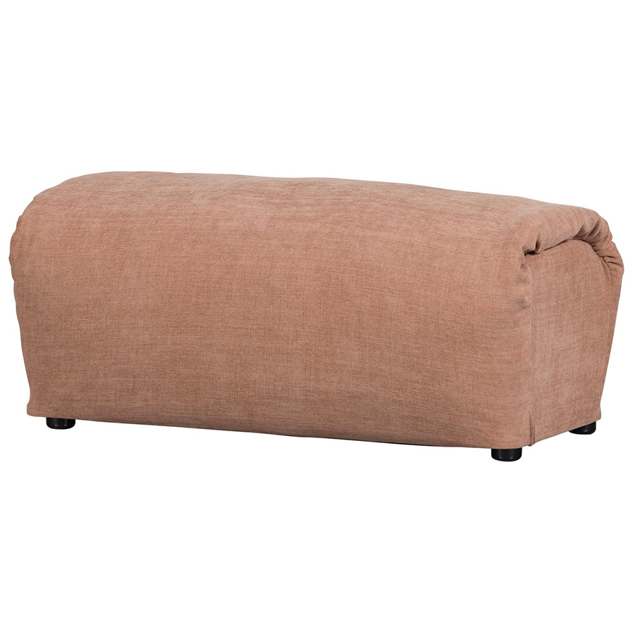 Woood Baggy čalúnený ottoman - Staroružová, Ženilka
