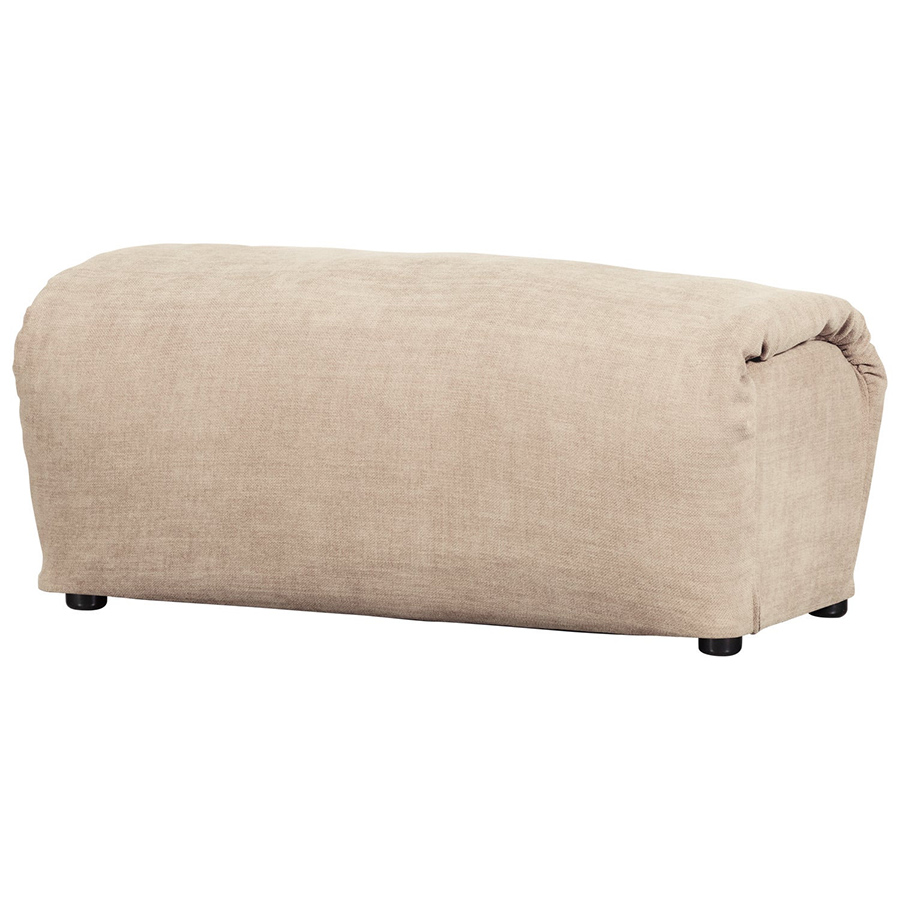 Woood Baggy čalúnený ottoman - Béžová, Ženilka