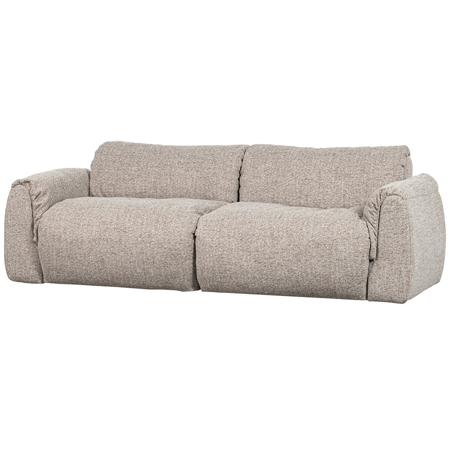 Woood Baggy čalúnená pohovka - Dvojsedačka, Prírodná, Melanž