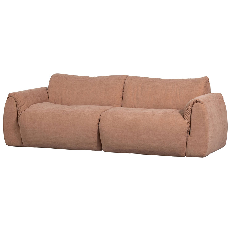 Woood Baggy čalúnená pohovka - Dvojsedačka, Staroružová, Ženilka
