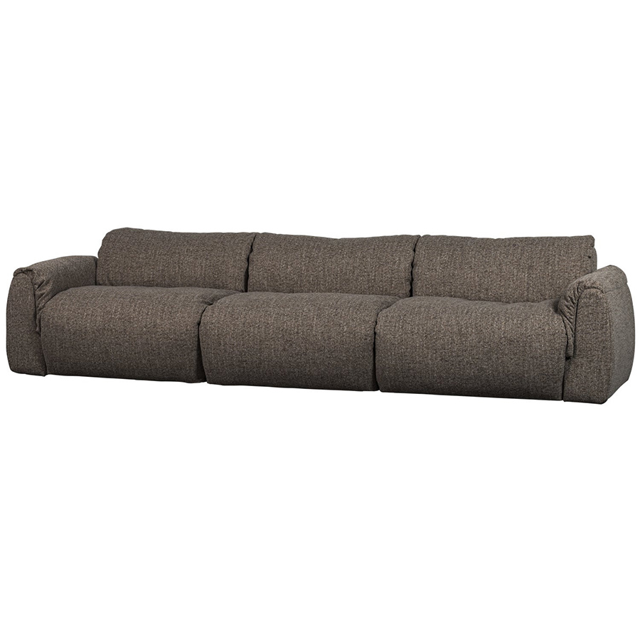 Woood Baggy čalúnená pohovka - Trojsedačka, Sivá, Melanž