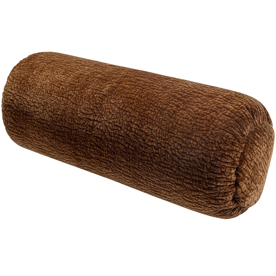 Woood Baggy dizajnový vankúš - Hnedá, 3D Ženilka