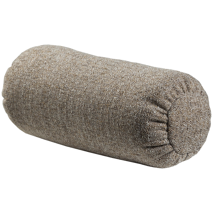 Woood Baggy dizajnový vankúš - Hnedá, Melanž