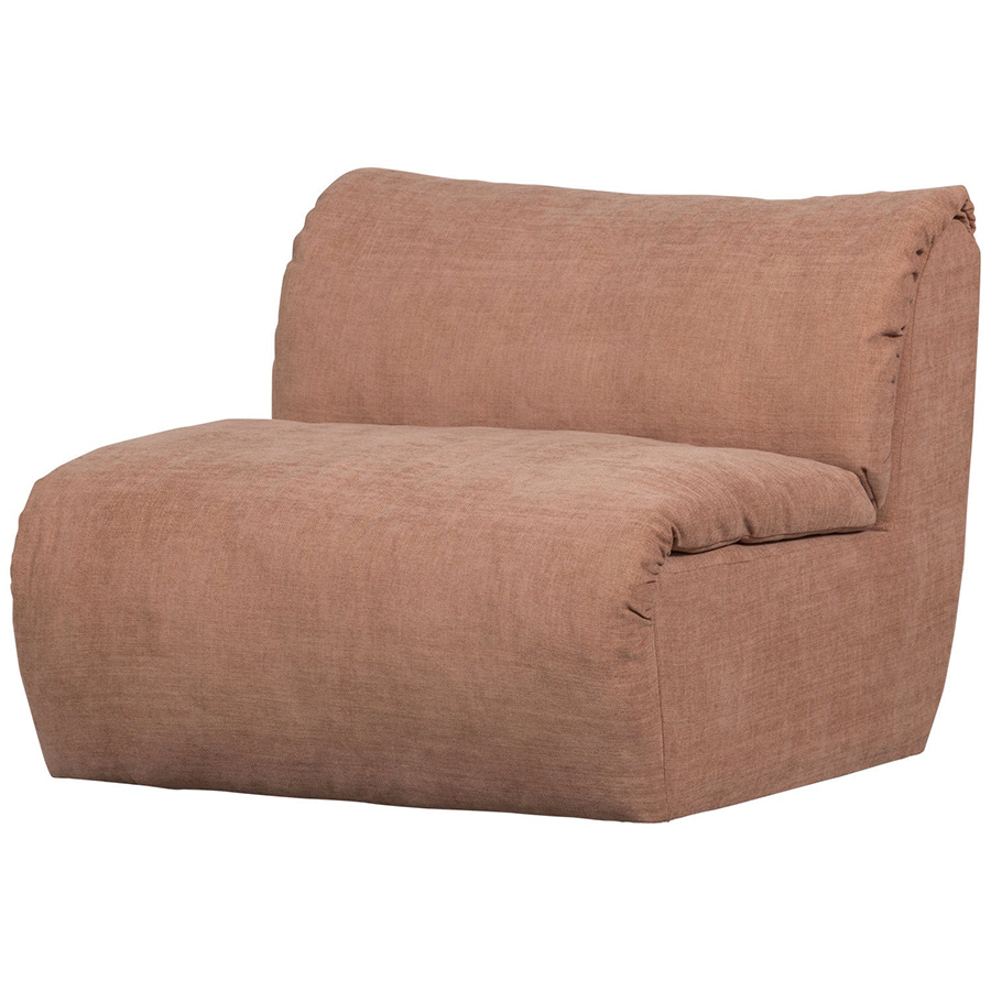 Woood Baggy modulárna sedacia súprava - Staroružová, Ženilka, Stred