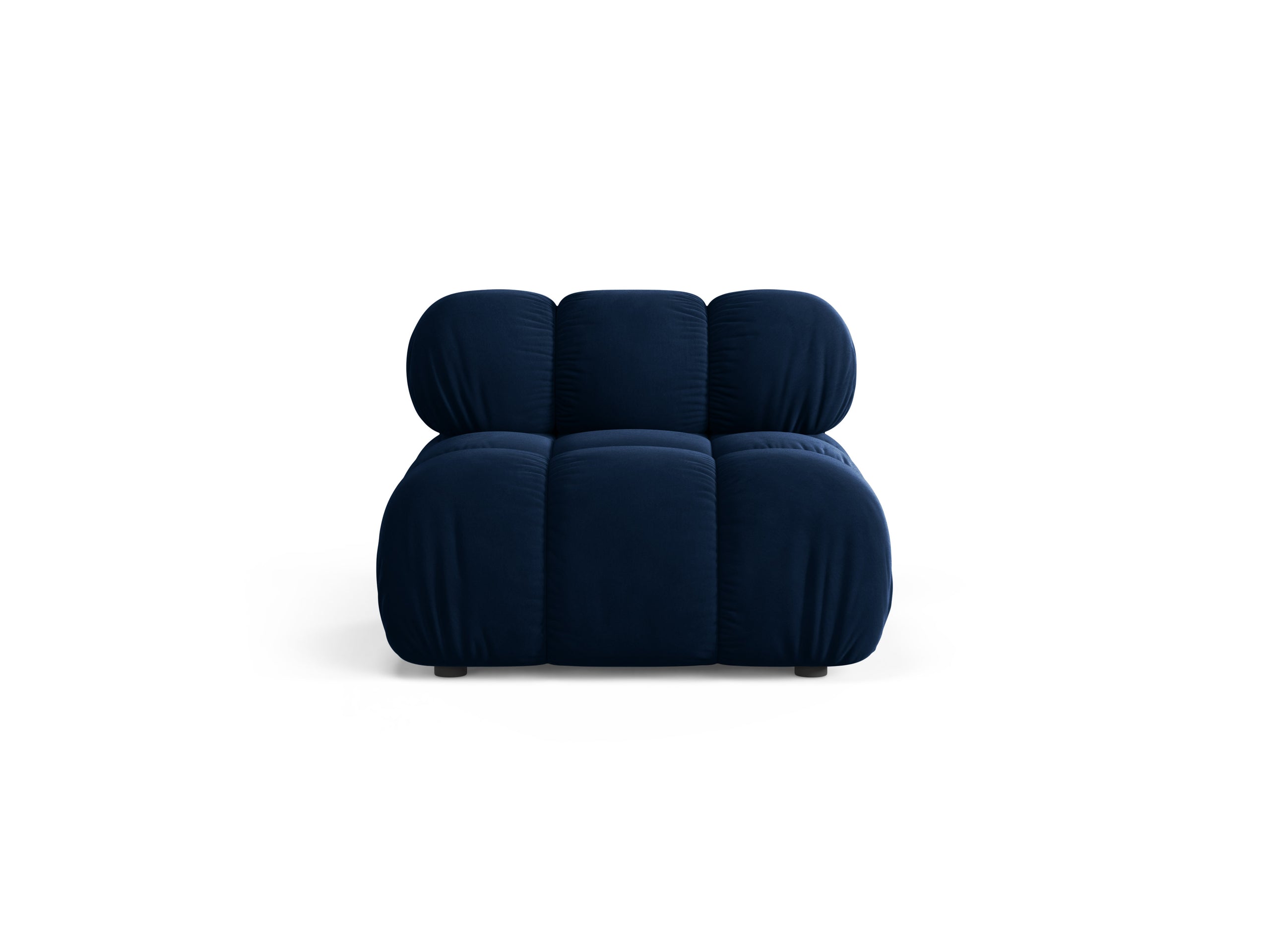 Micadoni Bellis modul sedačky 94 × 94 cm - Zamat Bluvel (Blu86) - Kráľovská modrá