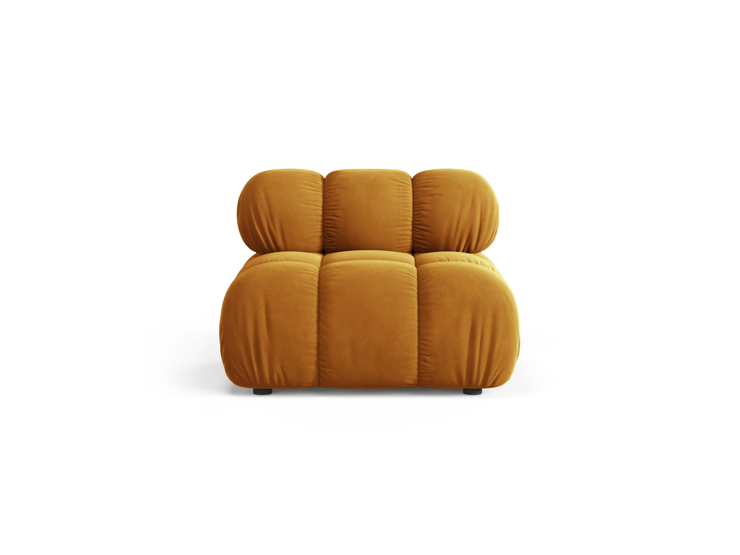 Micadoni Bellis modul sedačky 94 × 94 cm - Zamat Venus (Ven2917) - Žltá