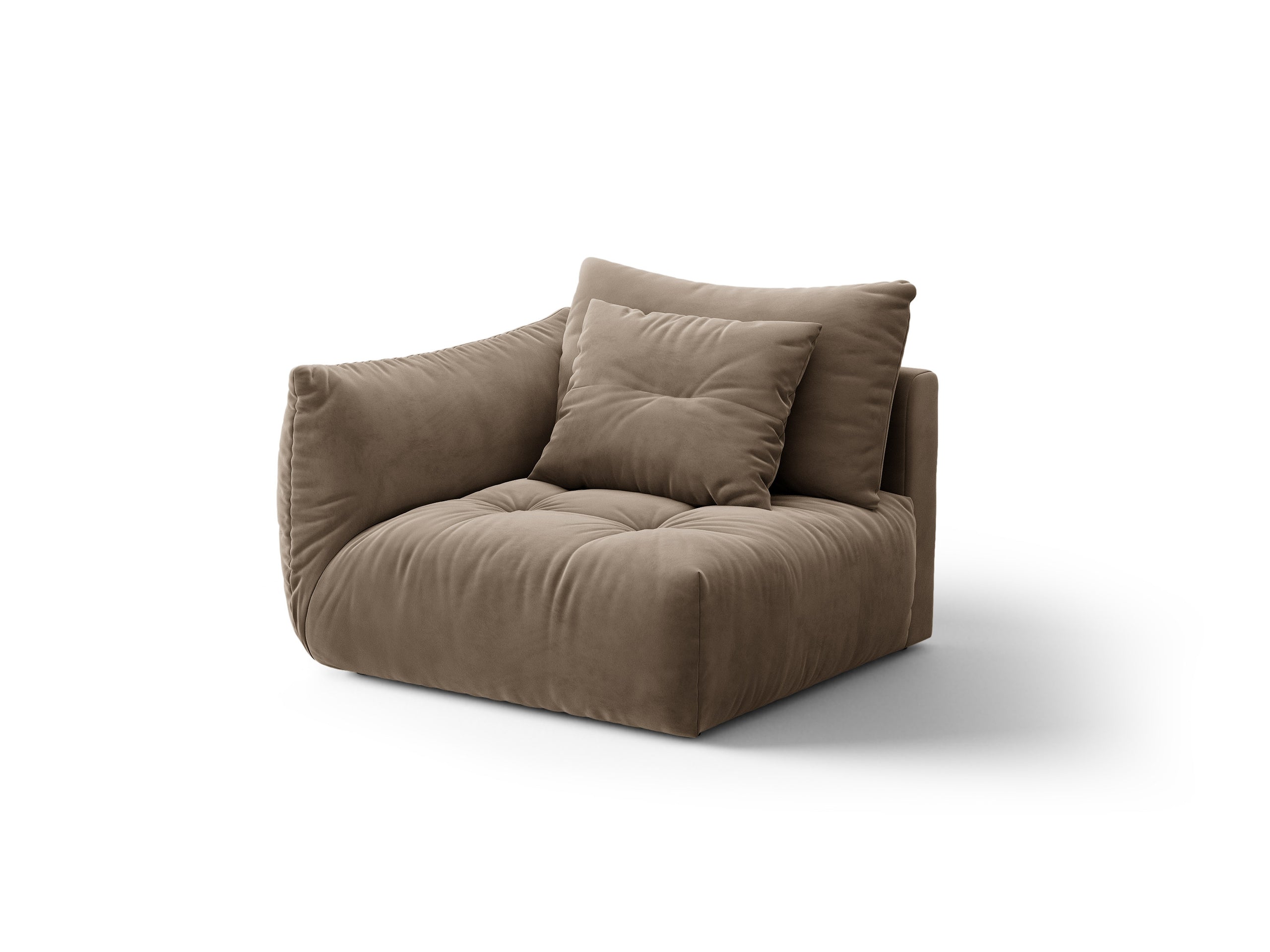 Micadoni Bloom modul sedačky s podrúčkou 116 × 107 cm
