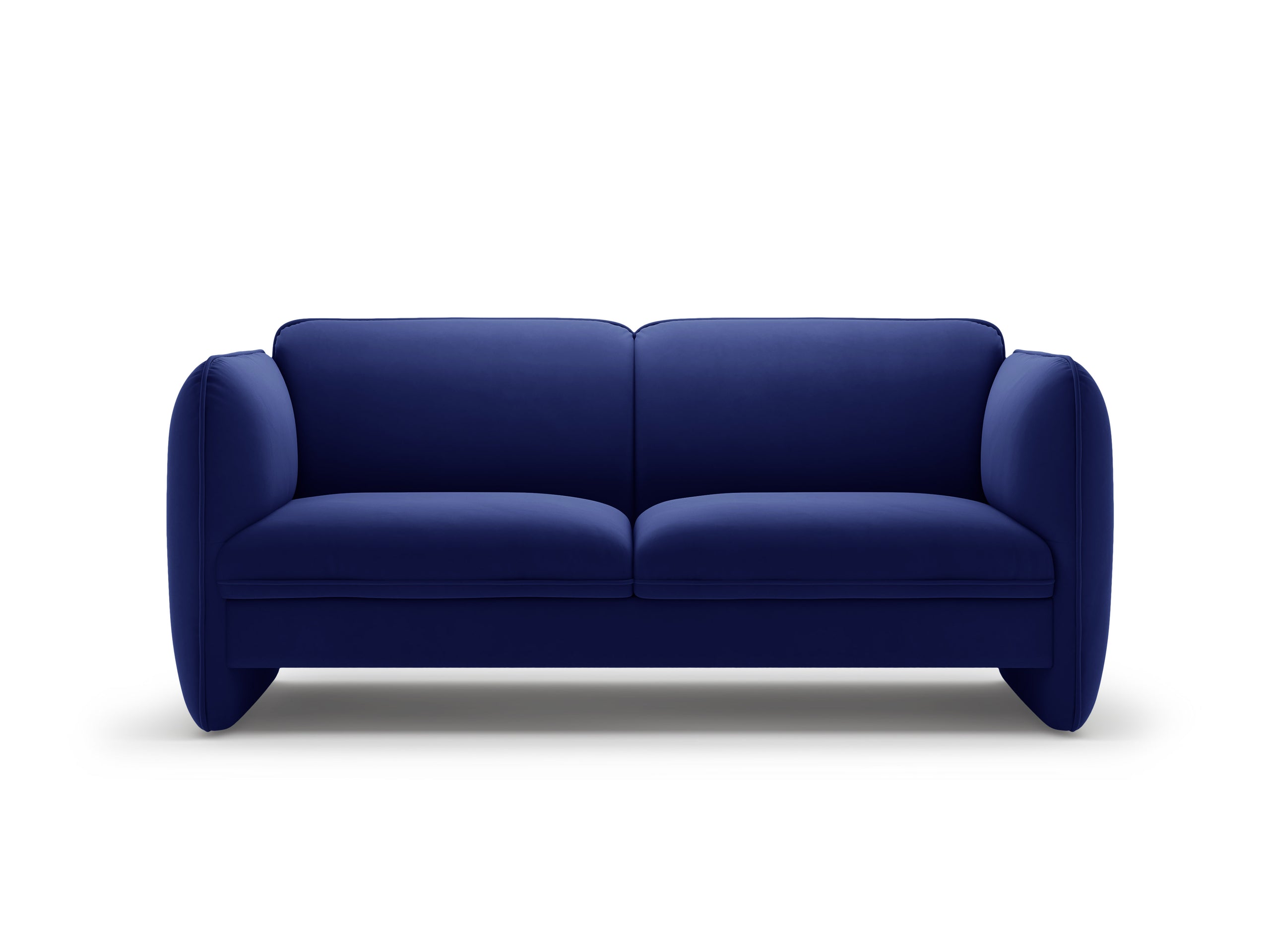 Micadoni Georgia dvojmiestna pohovka 168 × 90 cm - Zamat Magic Velvet (Ma2296) - Kobaltová