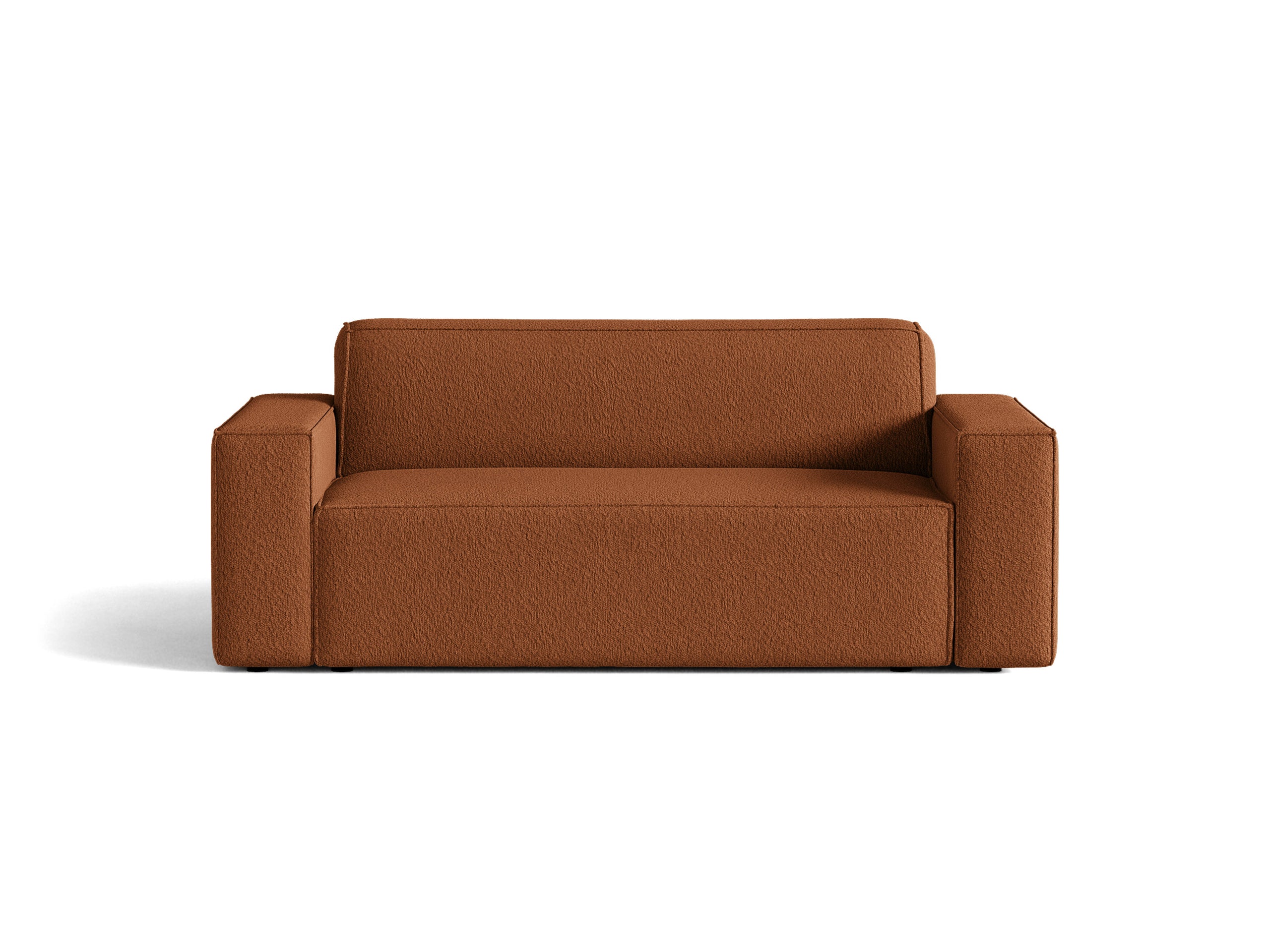 Micadoni Jodie dvojmiestna pohovka 175 × 99 cm - Buklé Baloo (Bal2078) - Terakotová
