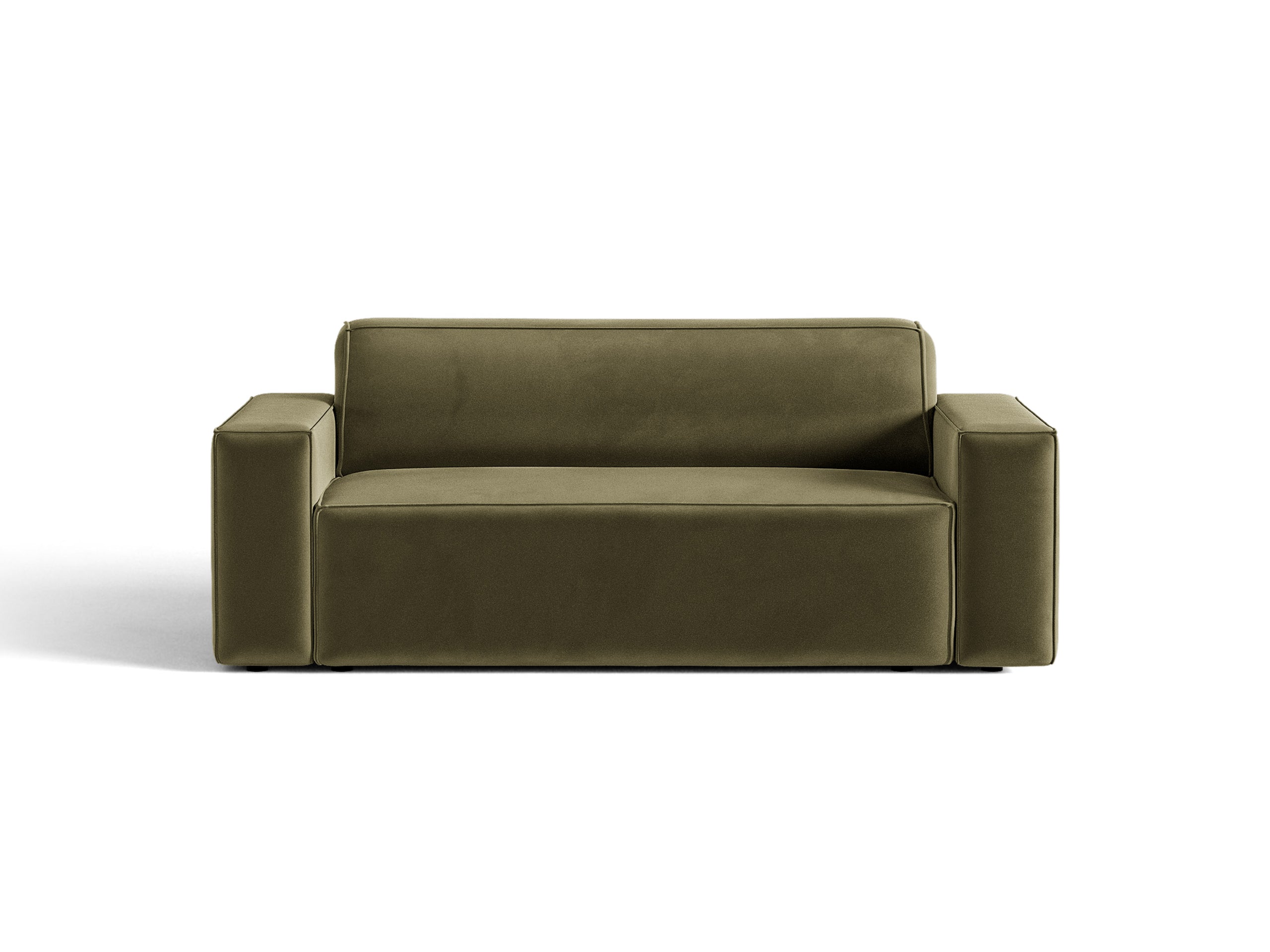 Micadoni Jodie dvojmiestna pohovka 175 × 99 cm - Zamat Bluvel (Blu77) - Zelená