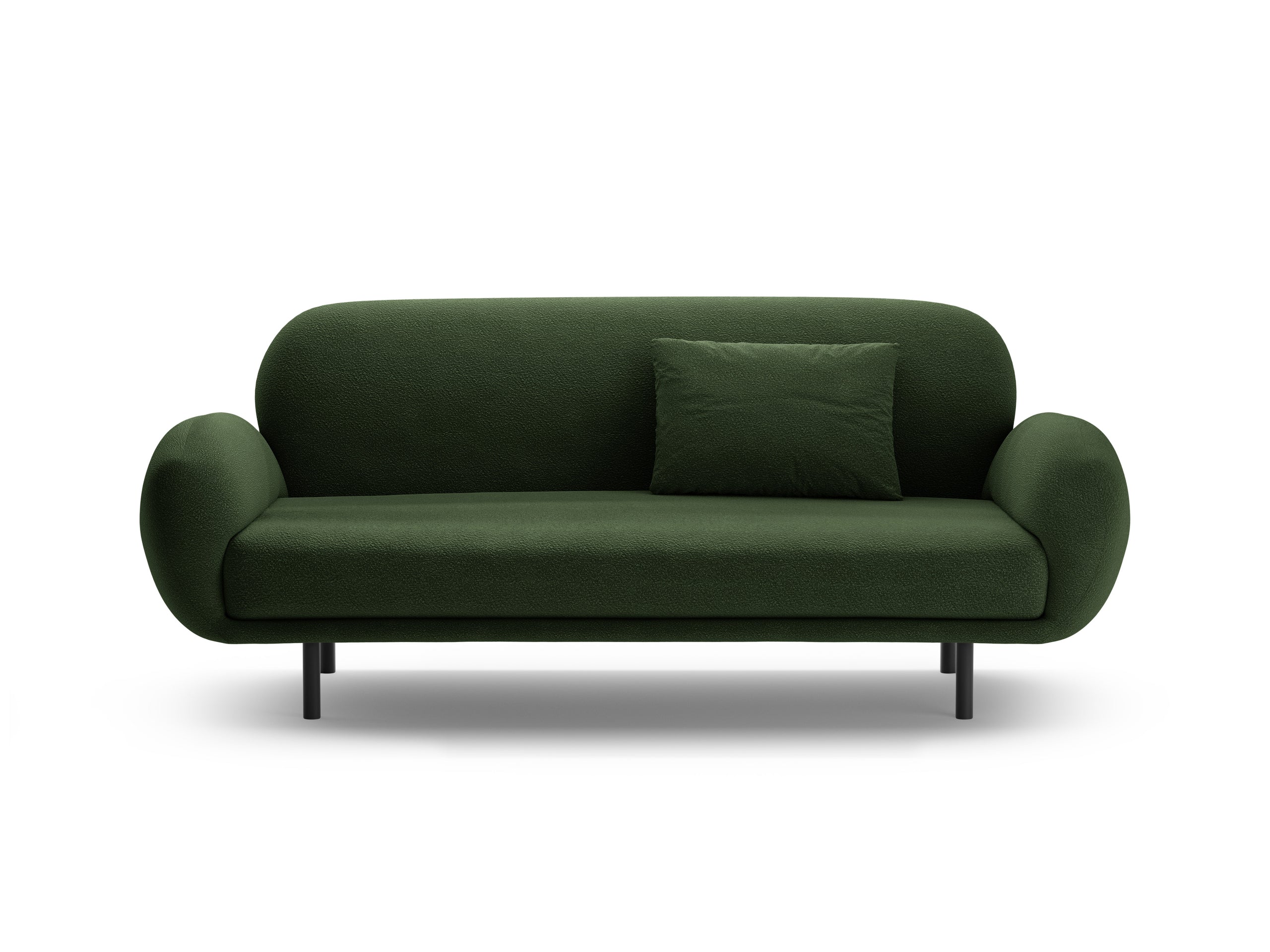 Micadoni Poppy 2,5-miestna pohovka 178 × 72 cm - Buklé Baloo (Bal2089) - Zelená