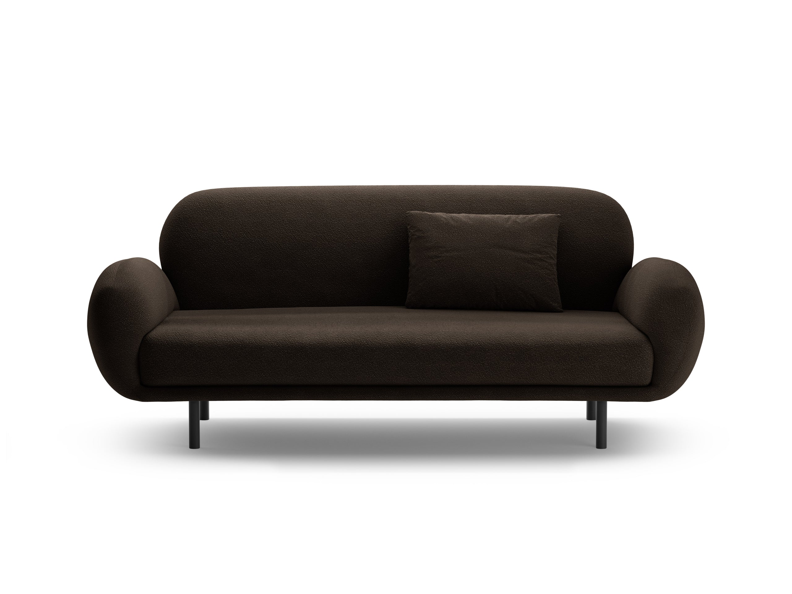 Micadoni Poppy 2,5-miestna pohovka 178 × 72 cm - Buklé Baloo (Bal2081) - Hnedá
