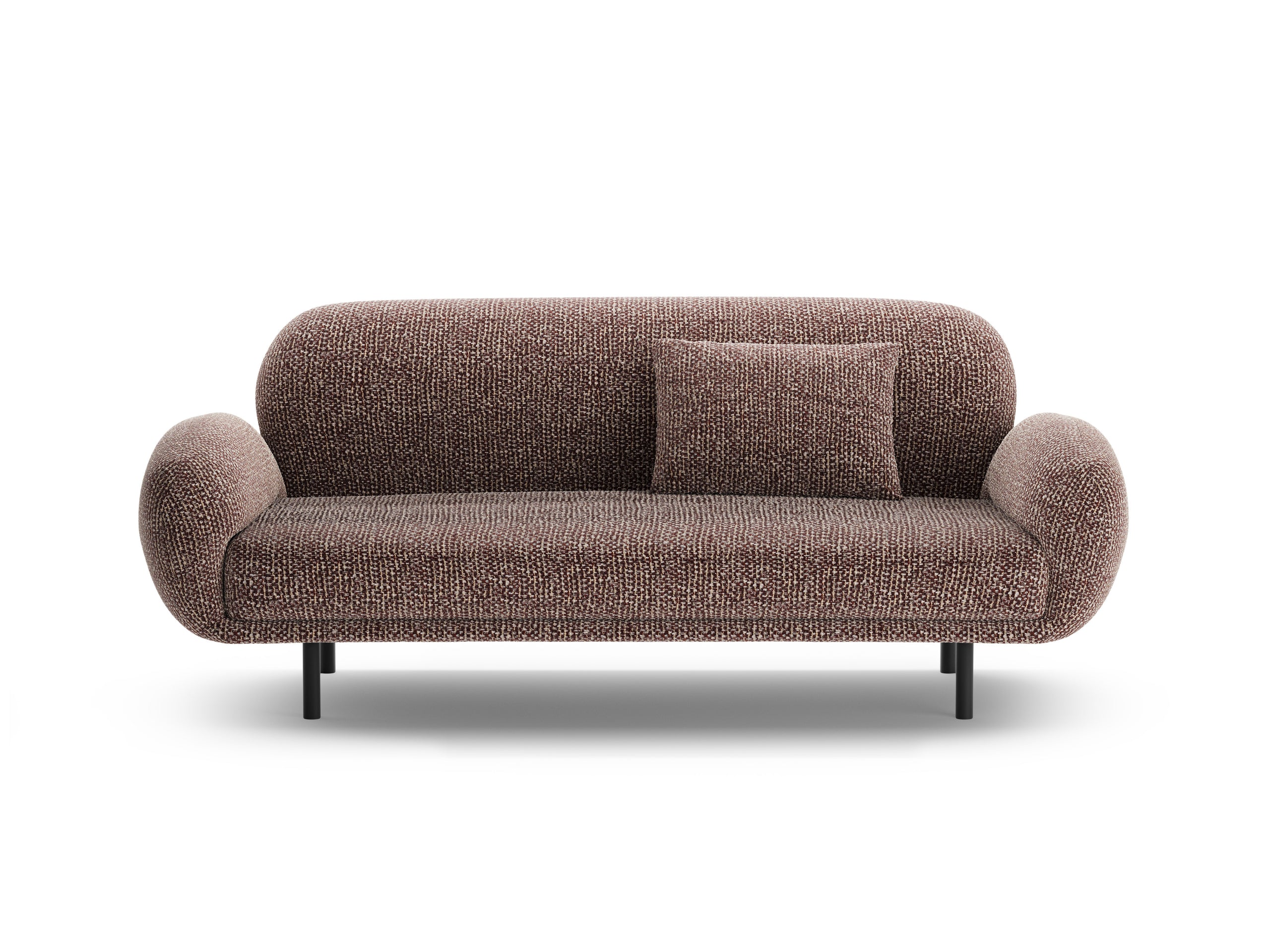 Micadoni Poppy 2,5-miestna pohovka 178 × 72 cm - Ženilka SILENCIO (Sil27) - Hnedá