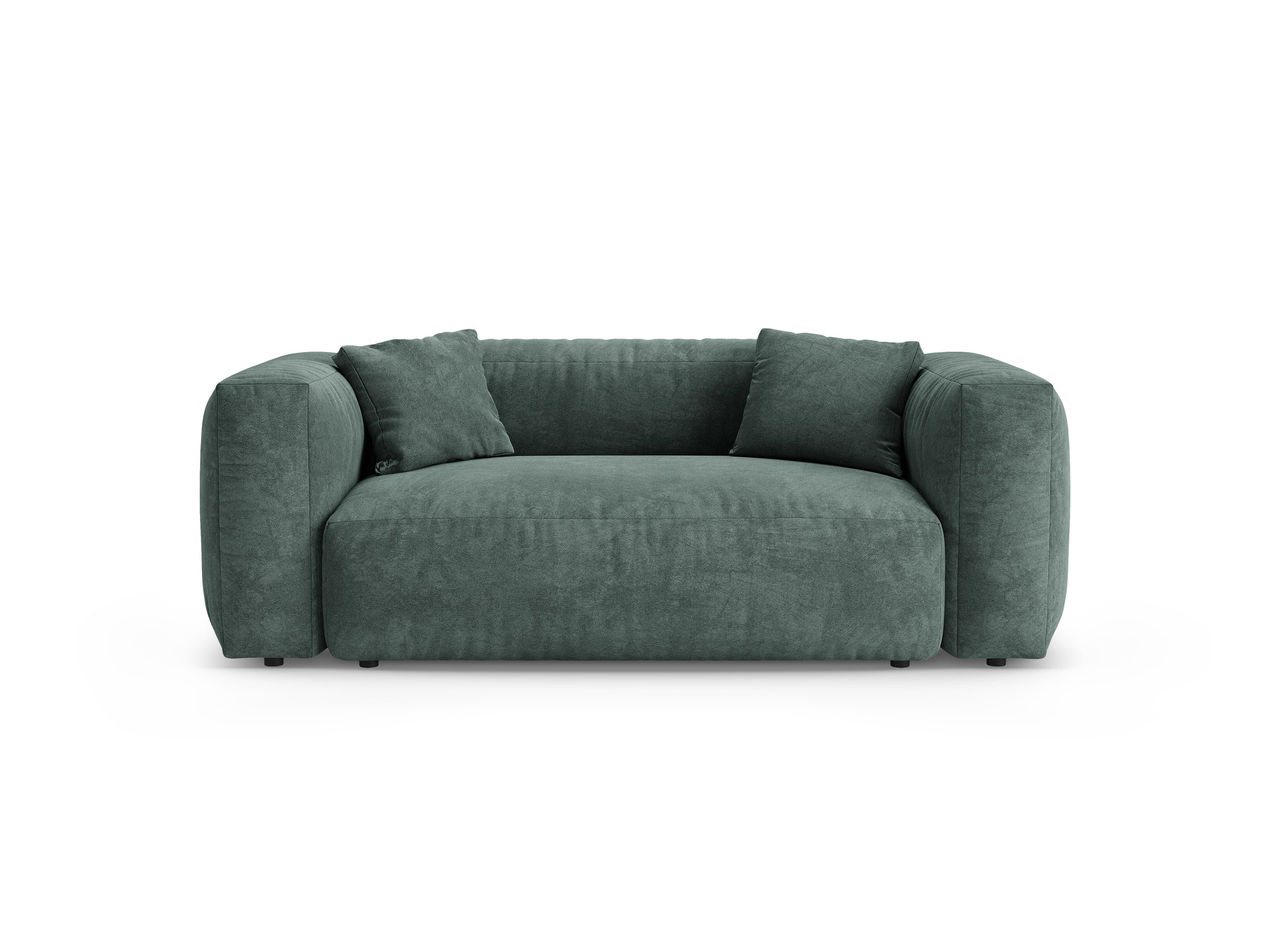 Micadoni Martina dvojmiestna pohovka 200 × 106 cm - Zamat Vogue (Vog12) - Petrolejová