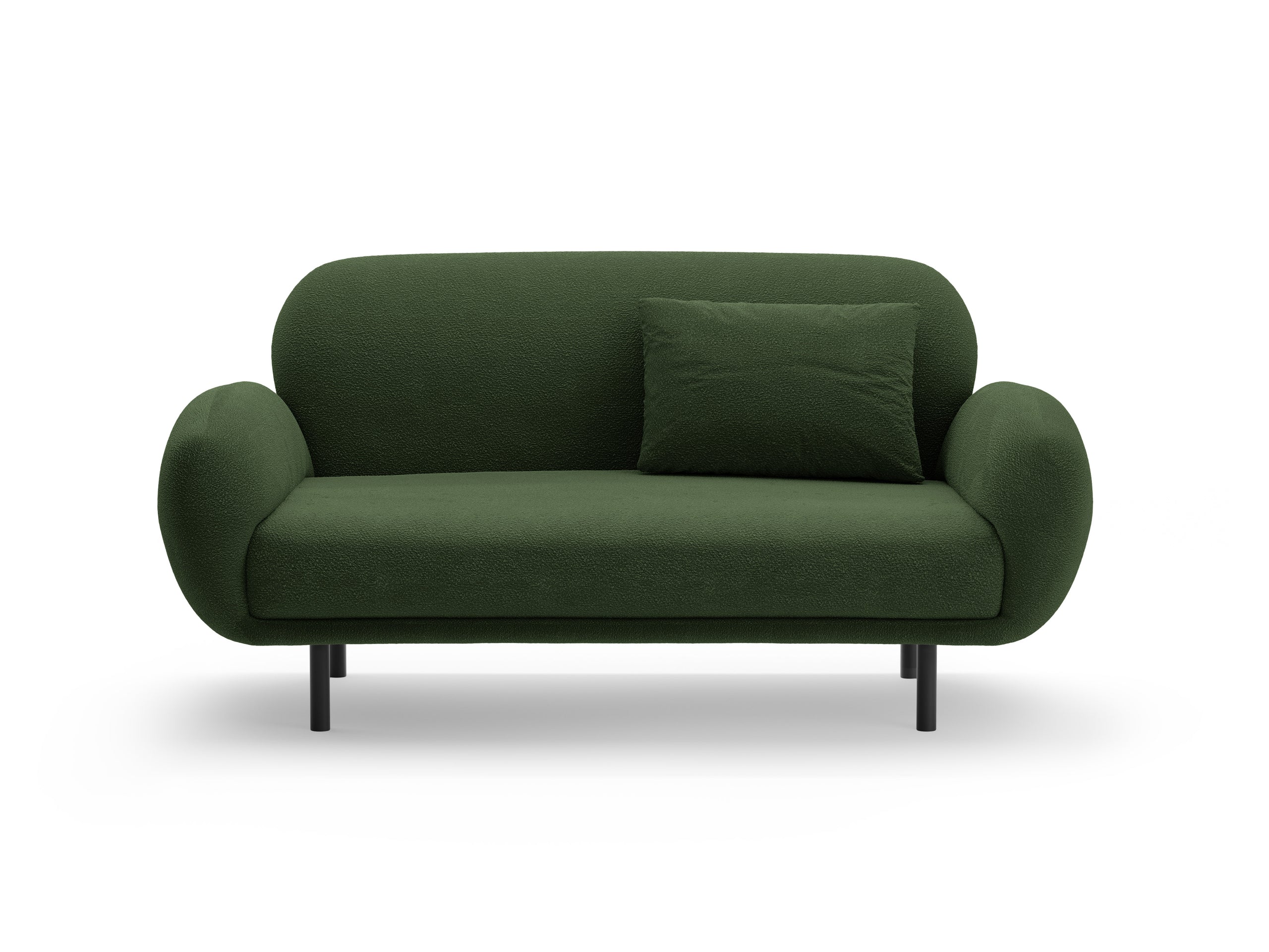 Micadoni Poppy dvojmiestna pohovka 148 × 72 cm - Buklé Baloo (Bal2089) - Zelená