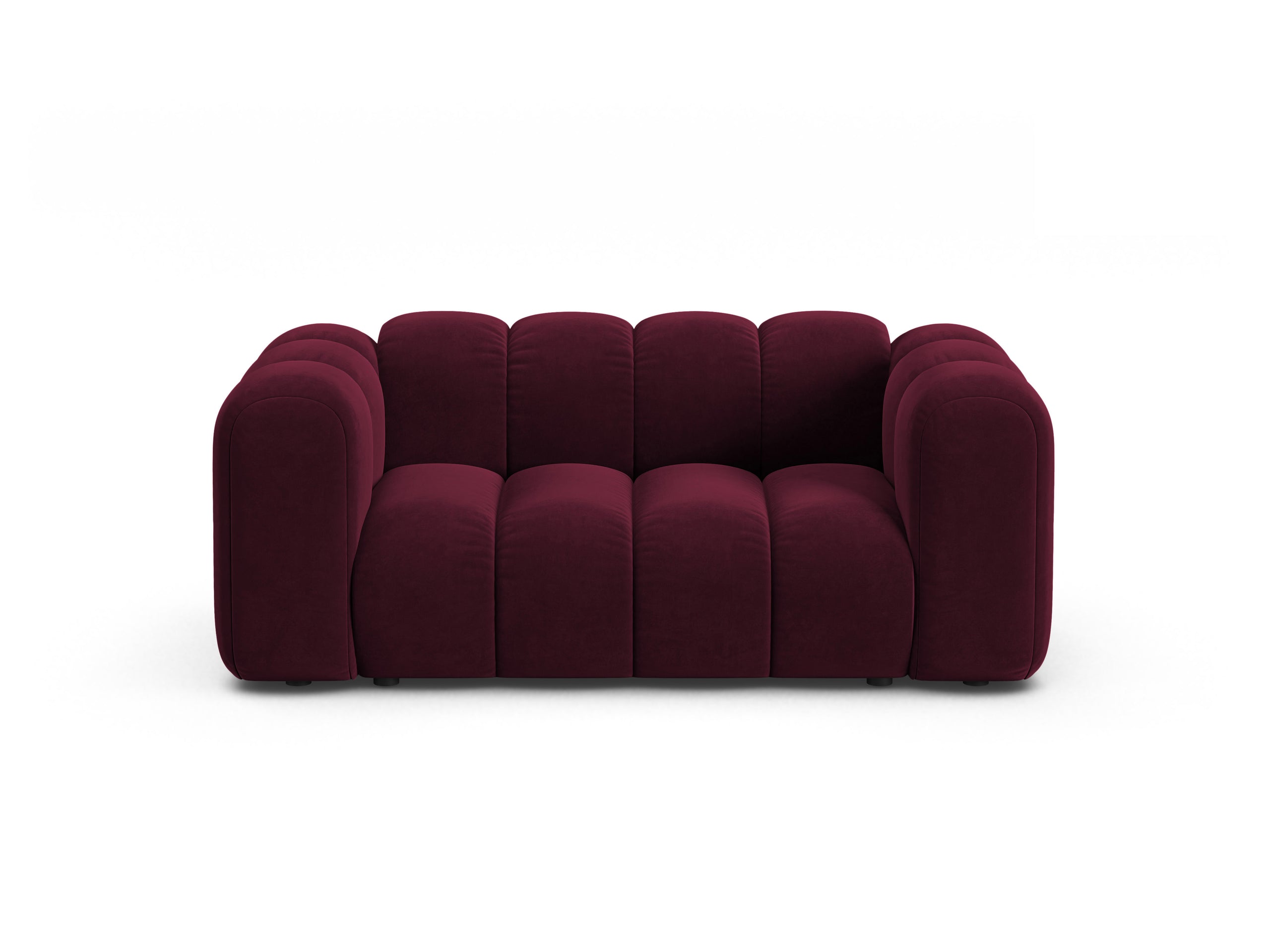 Micadoni Lupine dvojmiestna pohovka 170 × 95 cm - Zamat Venus (Ven2932) - Vínová