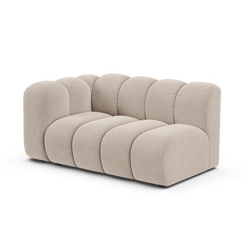 Micadoni Lupine modul sedačky s podrúčkou 145 × 95 cm - Materiál nôh: plast