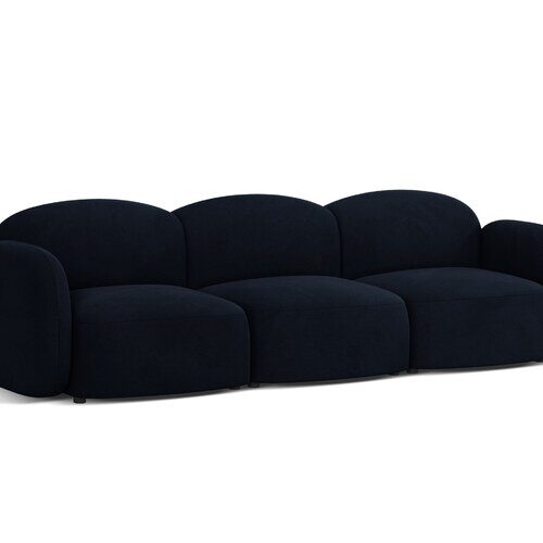 Micadoni Blair trojmiestna pohovka 274 × 95 cm - Materiál nôh: plast