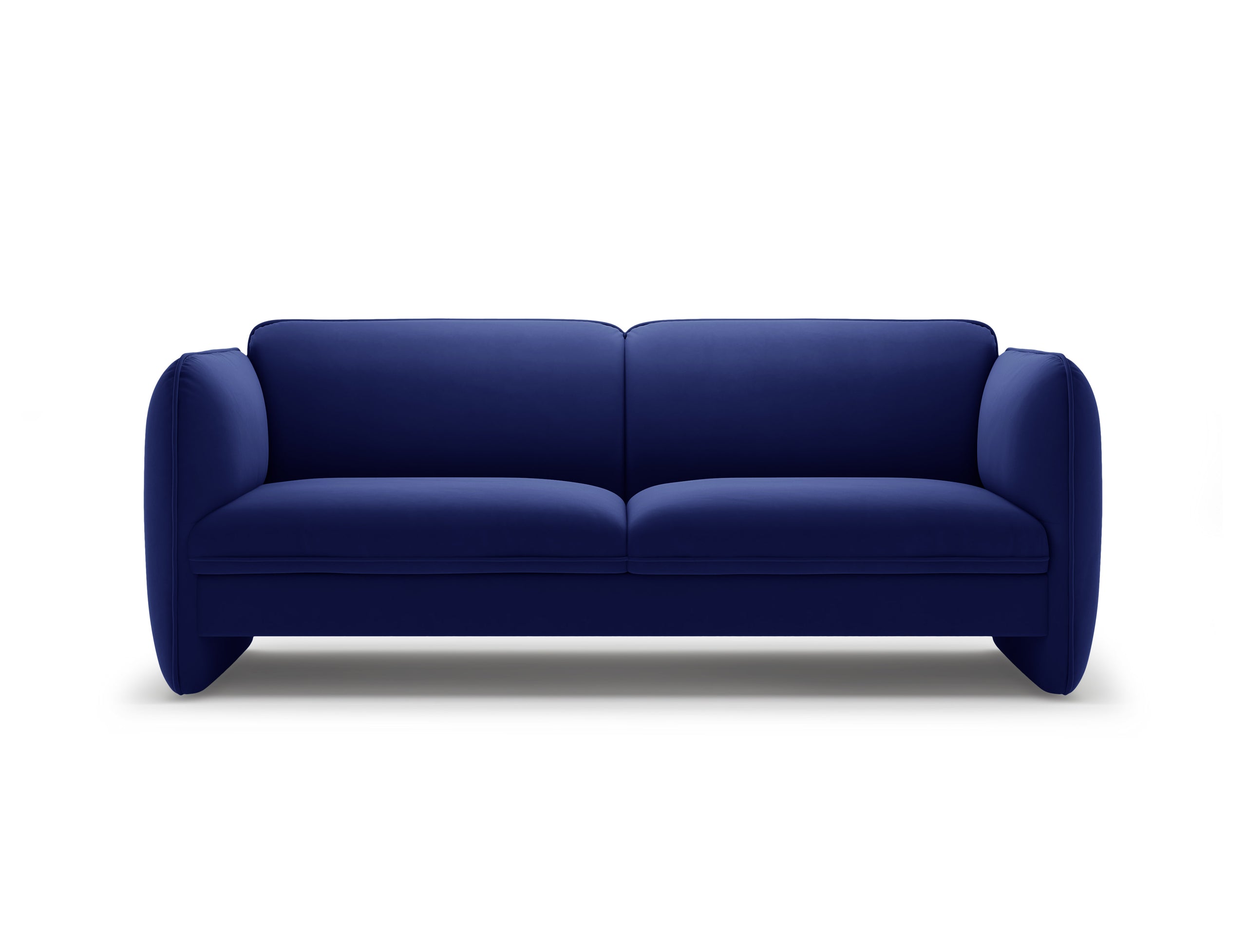 Micadoni Georgia trojmiestna pohovka 204 × 90 cm - Zamat Magic Velvet (Ma2296) - Kobaltová