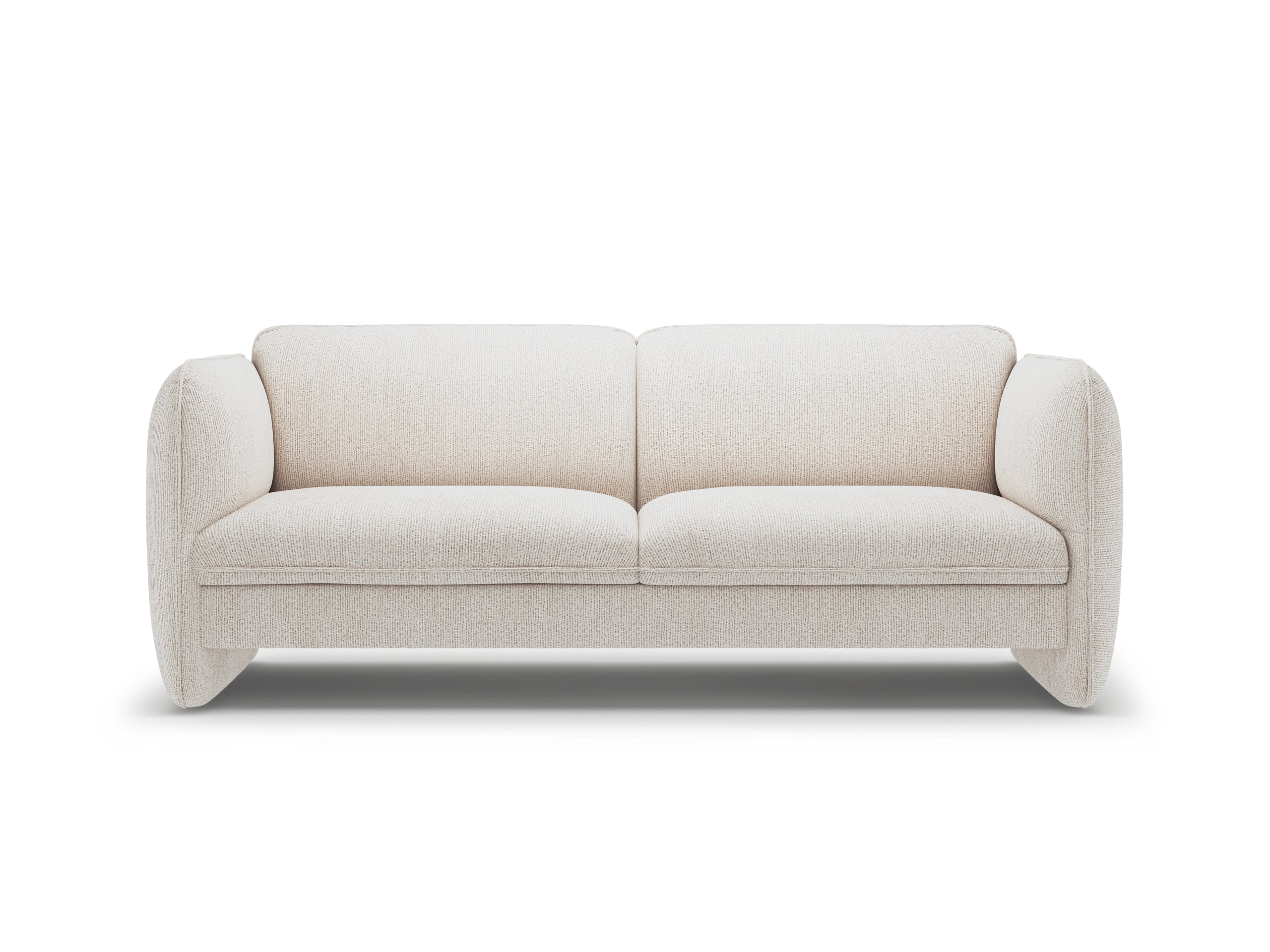Micadoni Georgia trojmiestna pohovka 204 × 90 cm - Ženilka SILENCIO (Sil06) - Svetlobéžová