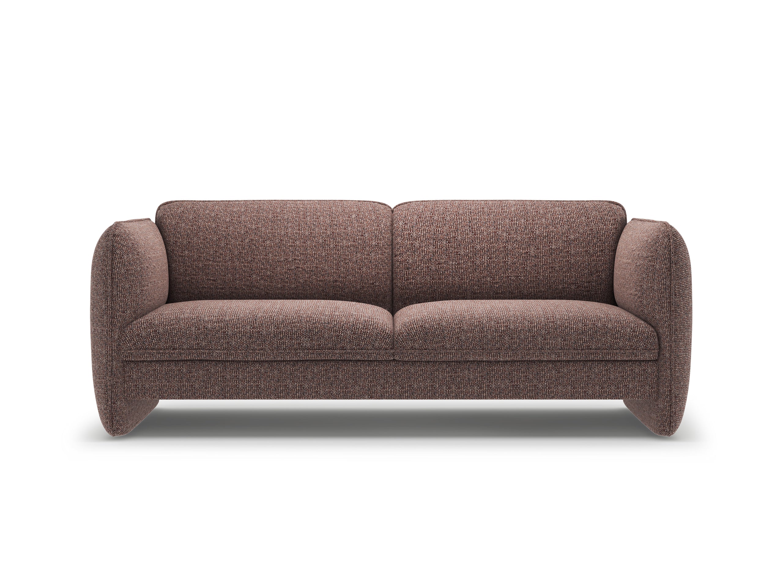 Micadoni Georgia trojmiestna pohovka 204 × 90 cm - Ženilka SILENCIO (Sil27) - Hnedá