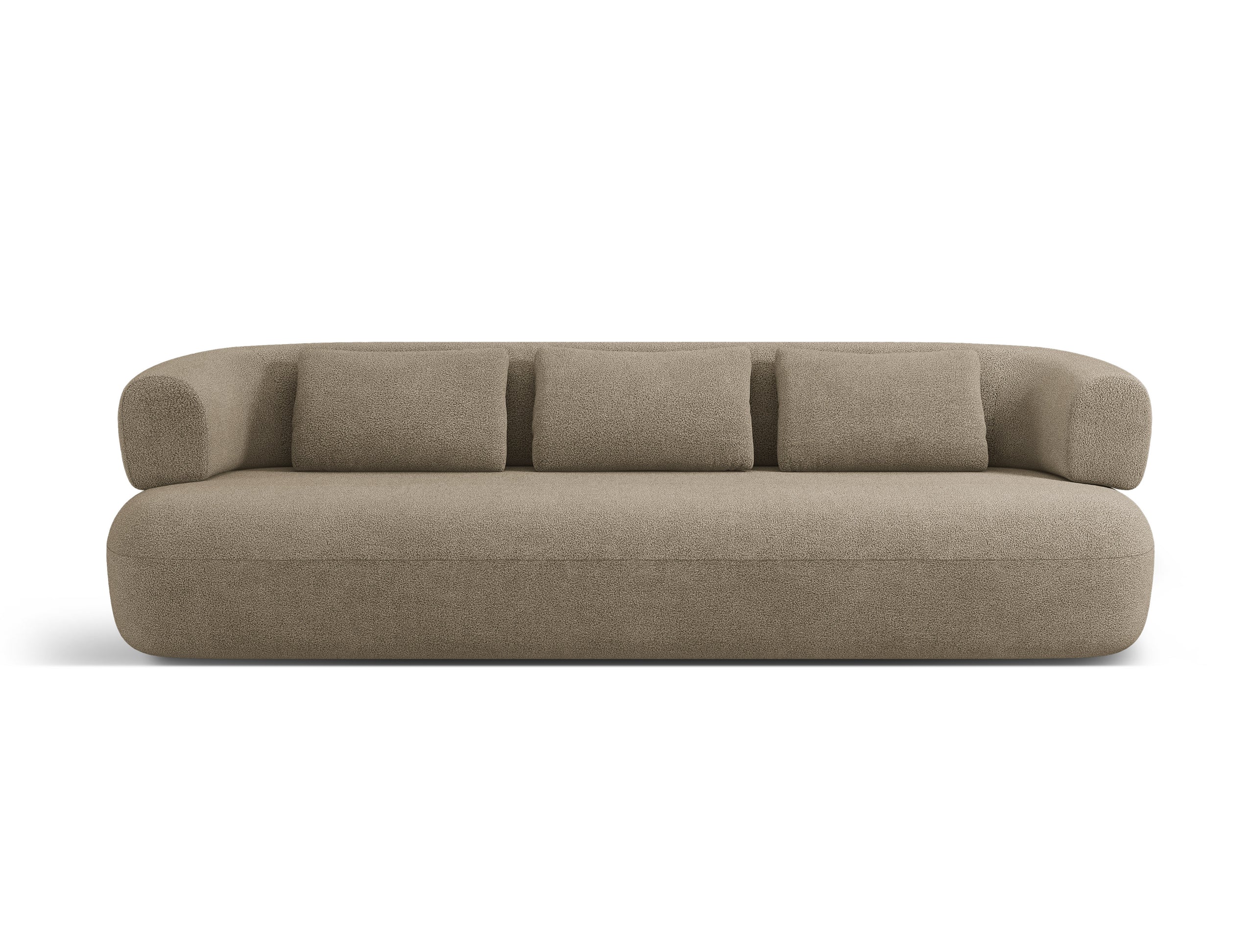 Micadoni Jenny trojmiestna pohovka 200 × 90 cm - Buklé Now or Never (Non16) - Svetlohnedá