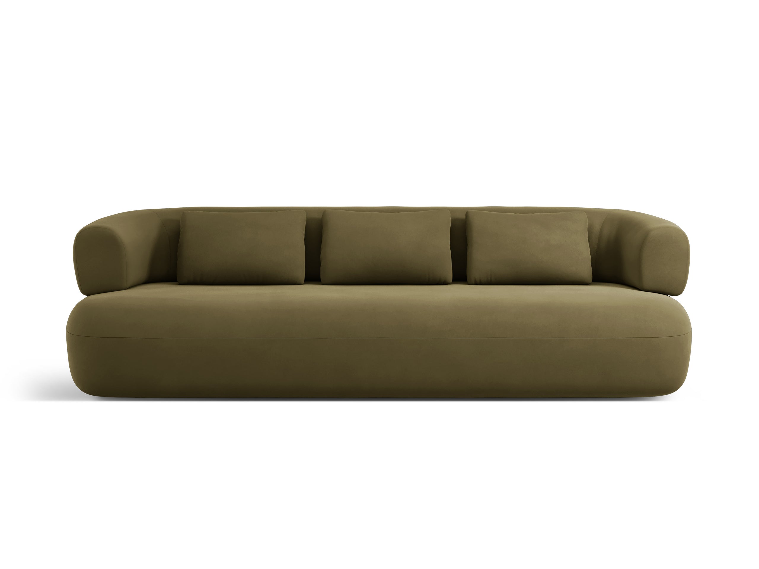 Micadoni Jenny trojmiestna pohovka 200 × 90 cm - Zamat Salvador (Sal08) - Zelená
