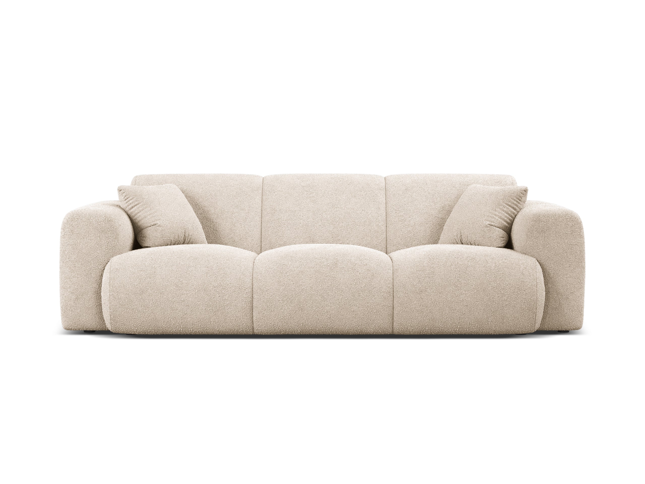 Micadoni Molino trojmiestna pohovka 235 × 100 cm - Buklé Baloo (Bal2074) - Béžová