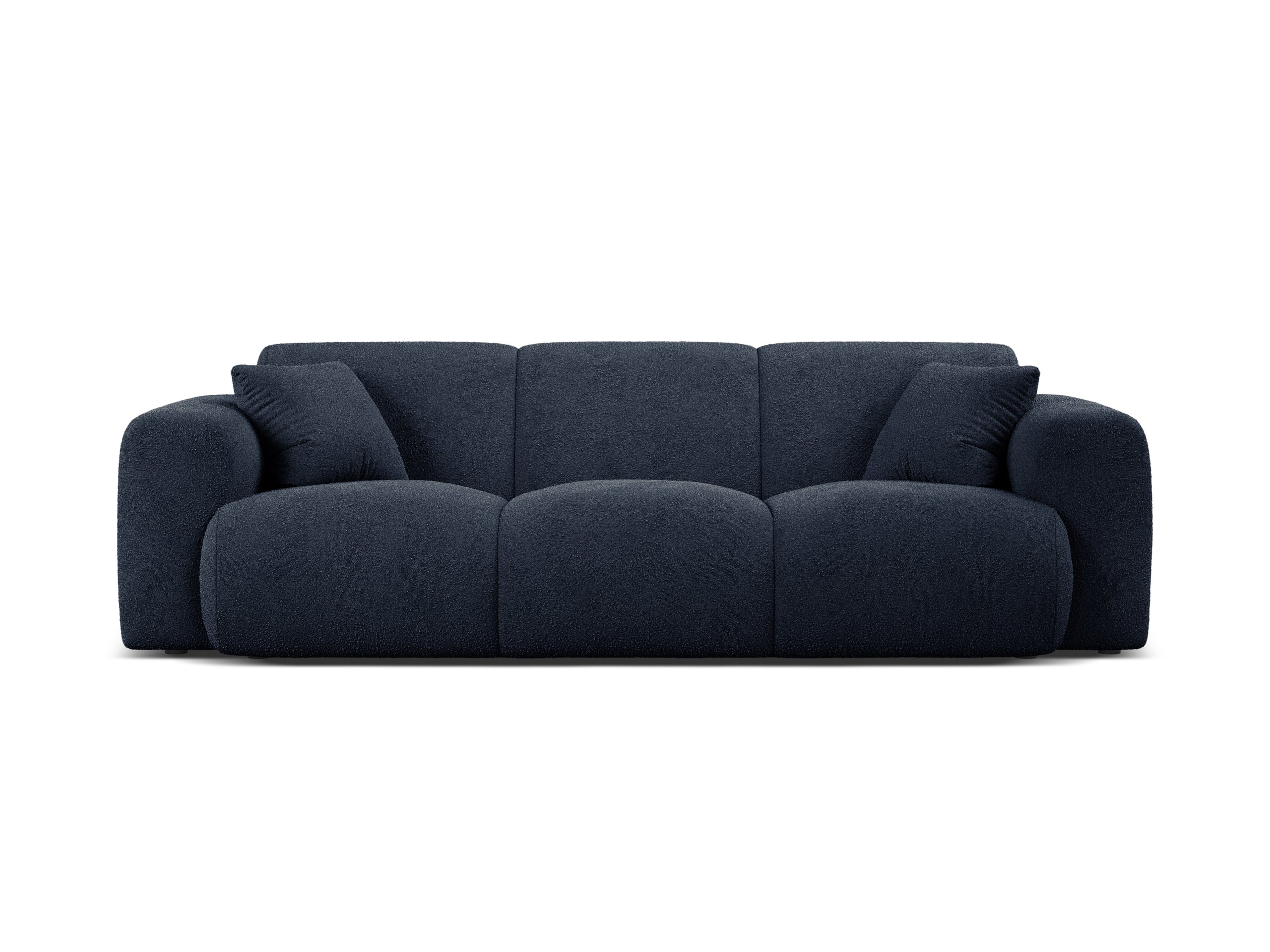 Micadoni Molino trojmiestna pohovka 235 × 100 cm - Buklé Baloo (Bal2088) - Tmavomodrá