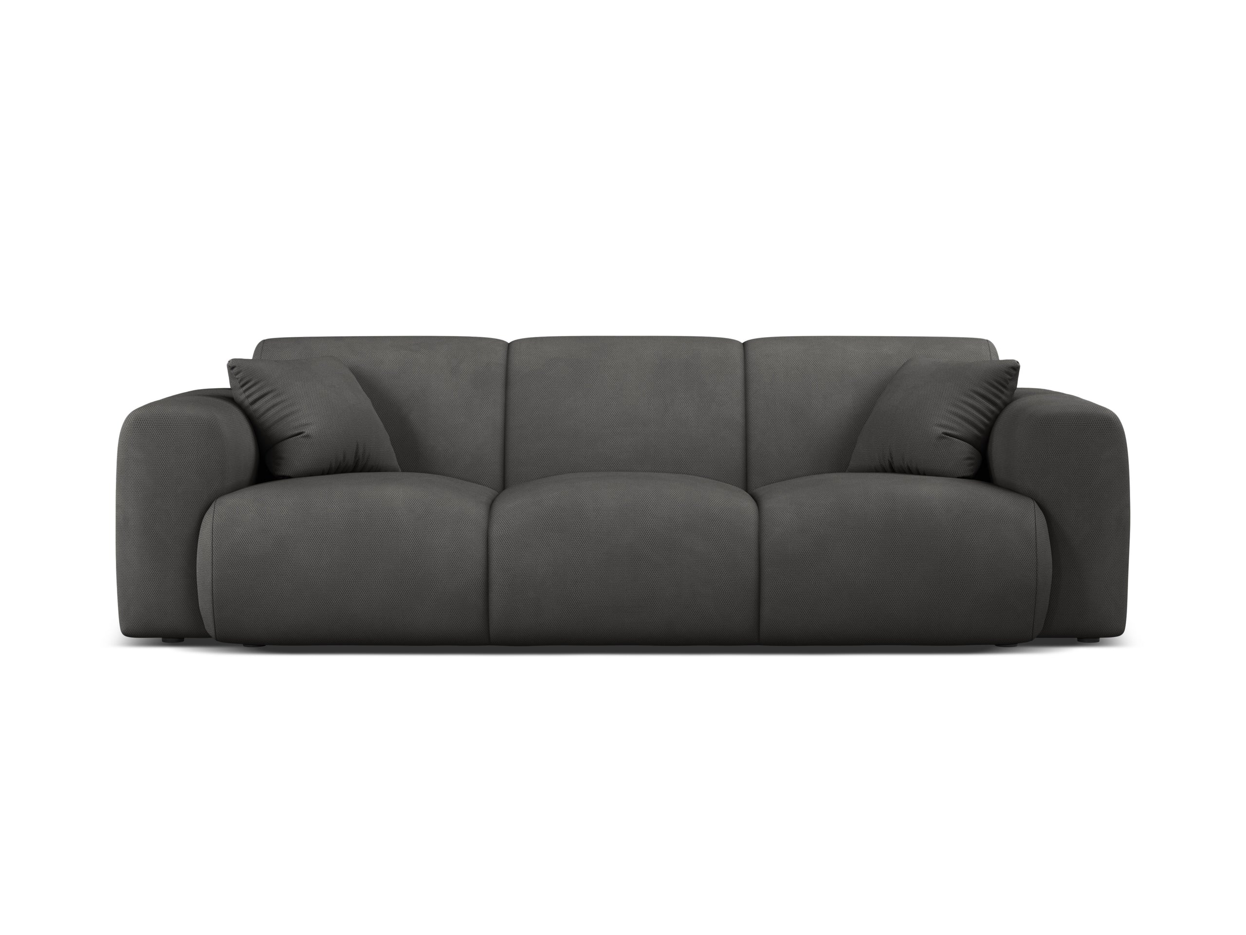 Micadoni Molino trojmiestna pohovka 235 × 100 cm - Ženilka Rebel (Reb3) - Tmavosivá