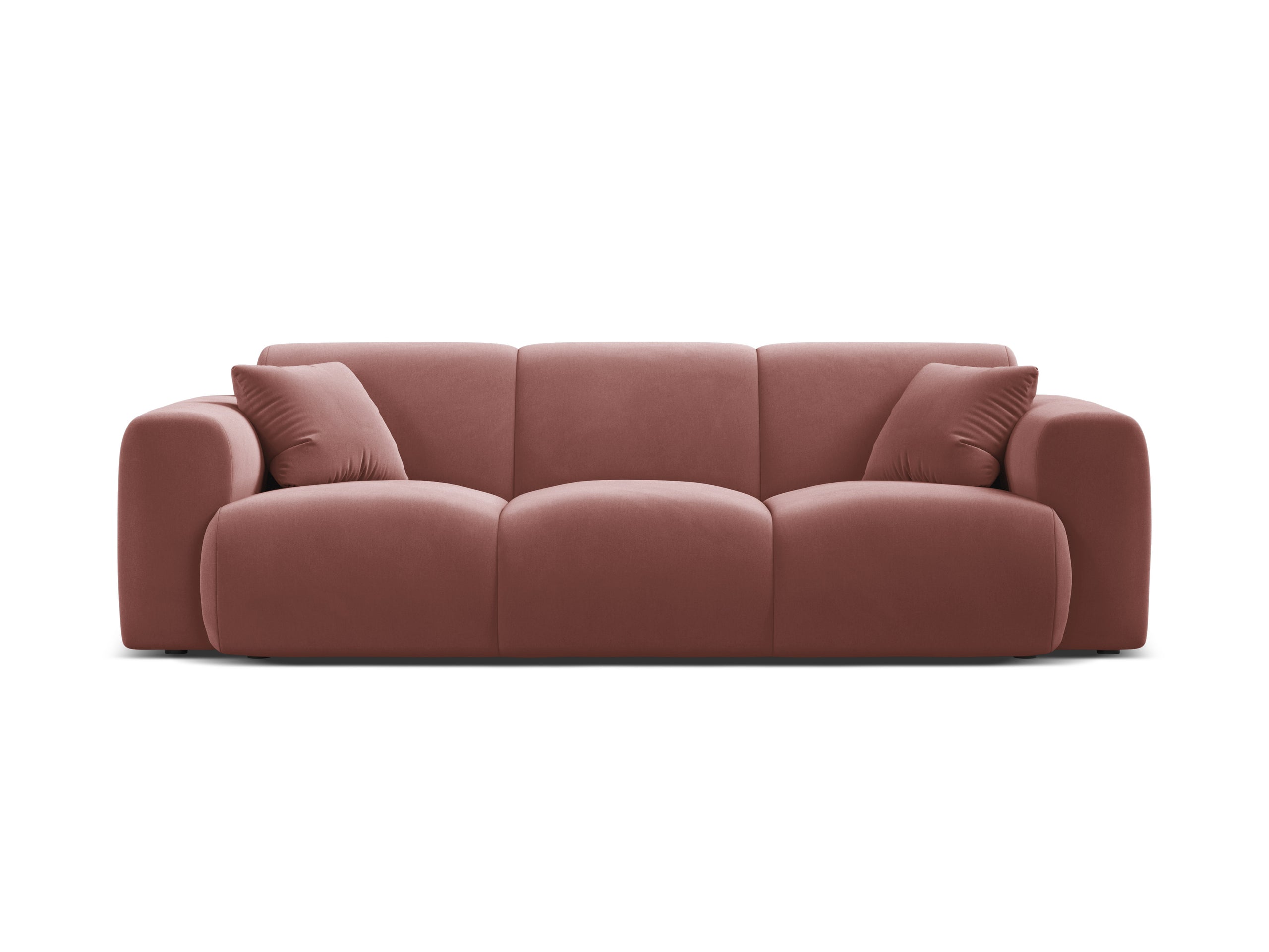 Micadoni Molino trojmiestna pohovka 235 × 100 cm - Zamat Casino (Cassal) - Plameniaková