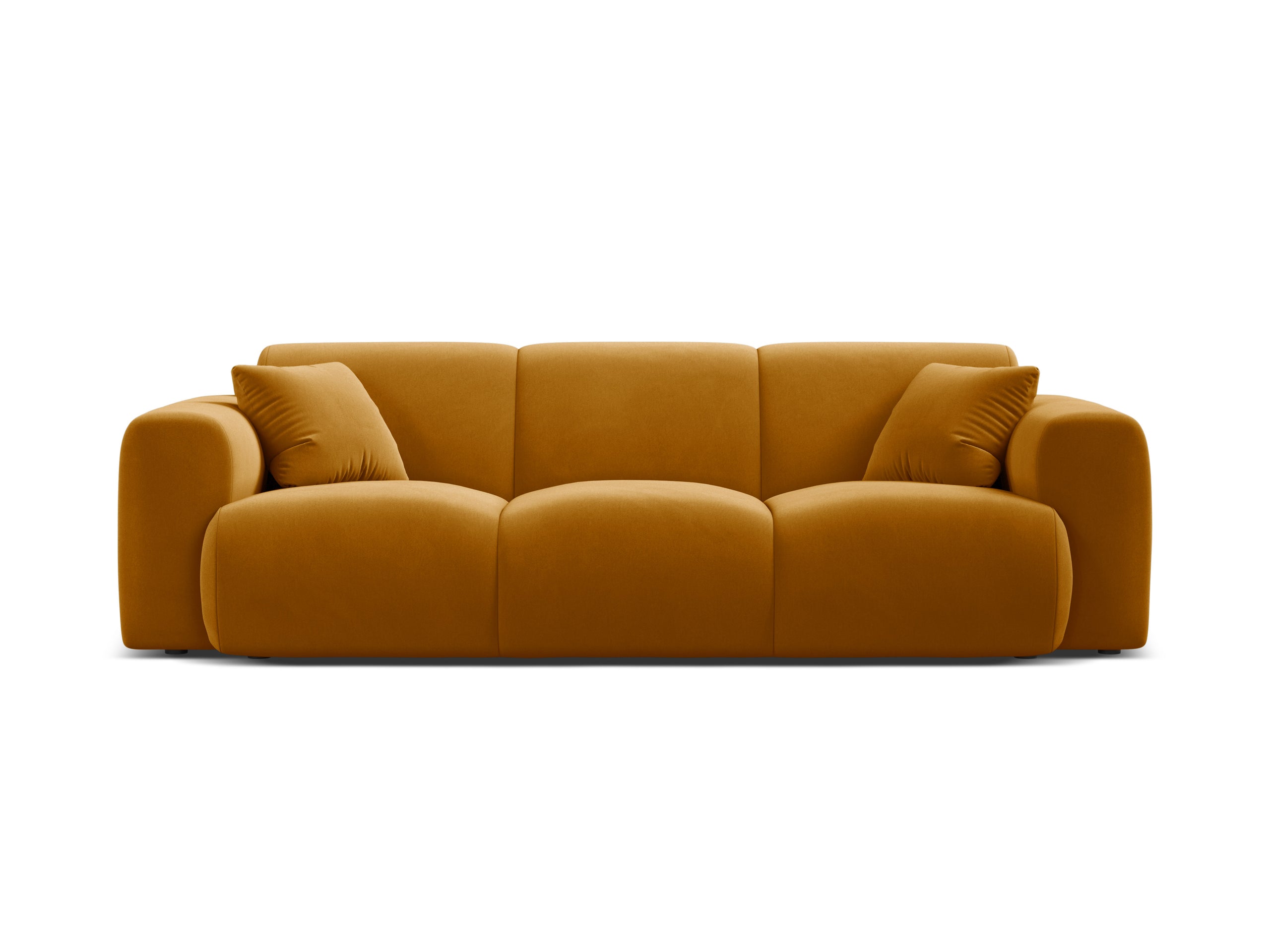 Micadoni Molino trojmiestna pohovka 235 × 100 cm - Zamat Casino (Casmos) - Žltá