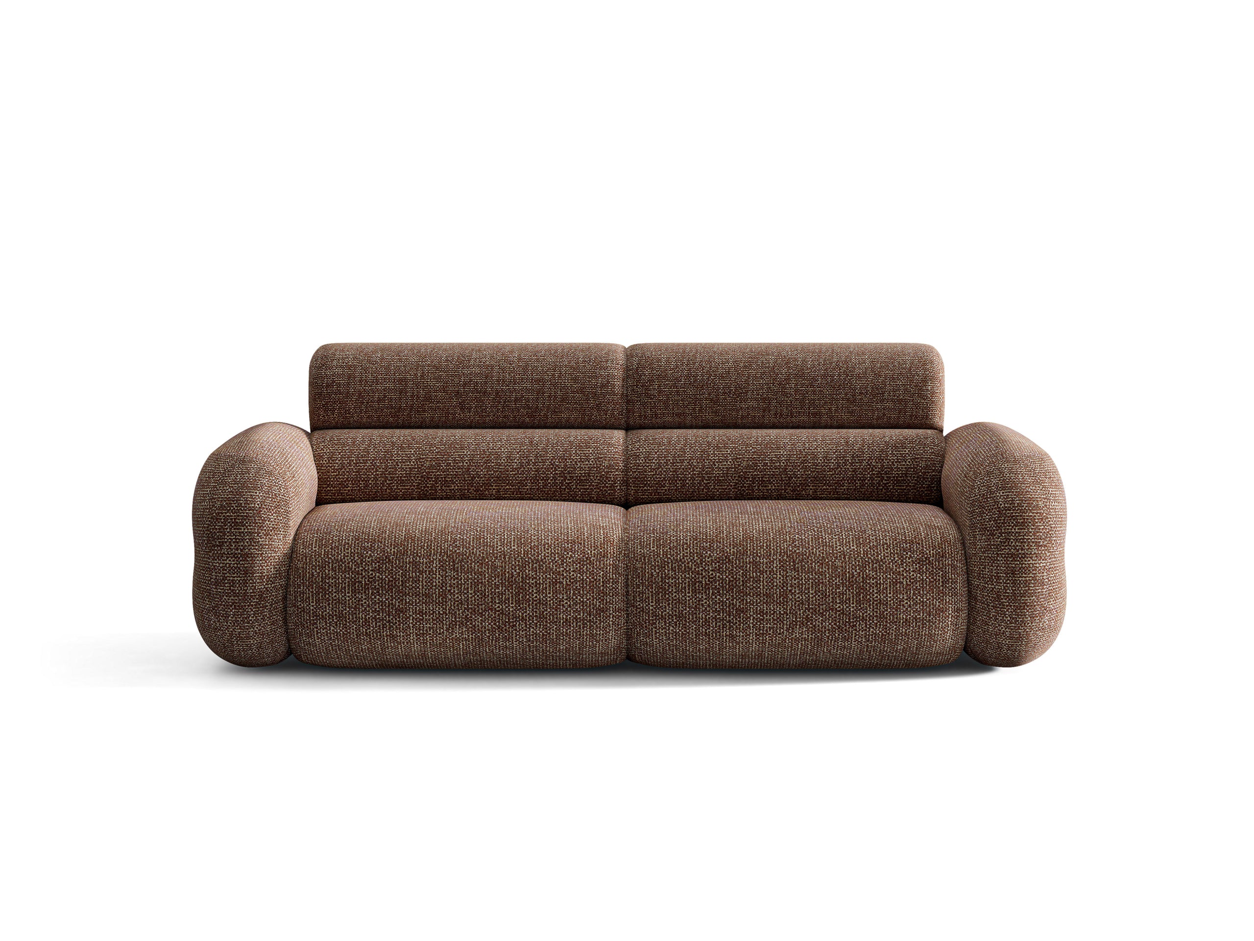 Micadoni Neo trojmiestna pohovka 220 × 100 cm - Ženilka SILENCIO (Sil27) - Hnedá