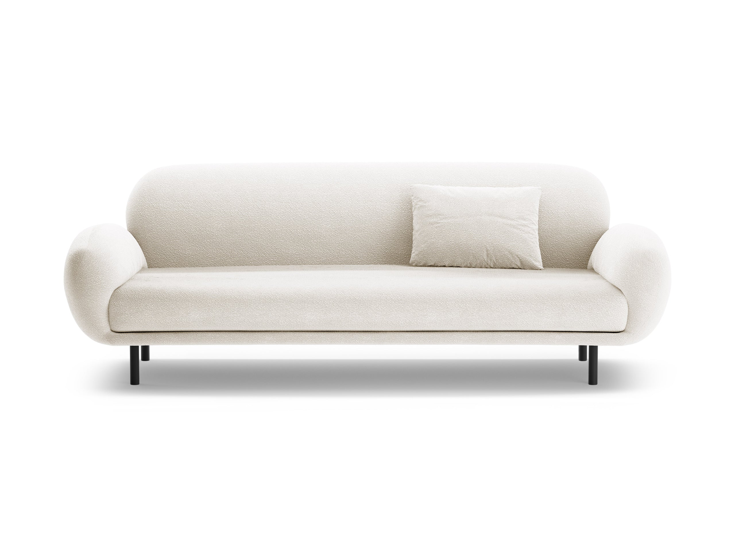 Micadoni Poppy trojmiestna pohovka 208 × 72 cm - Buklé Baloo (Bal2073) - Biela