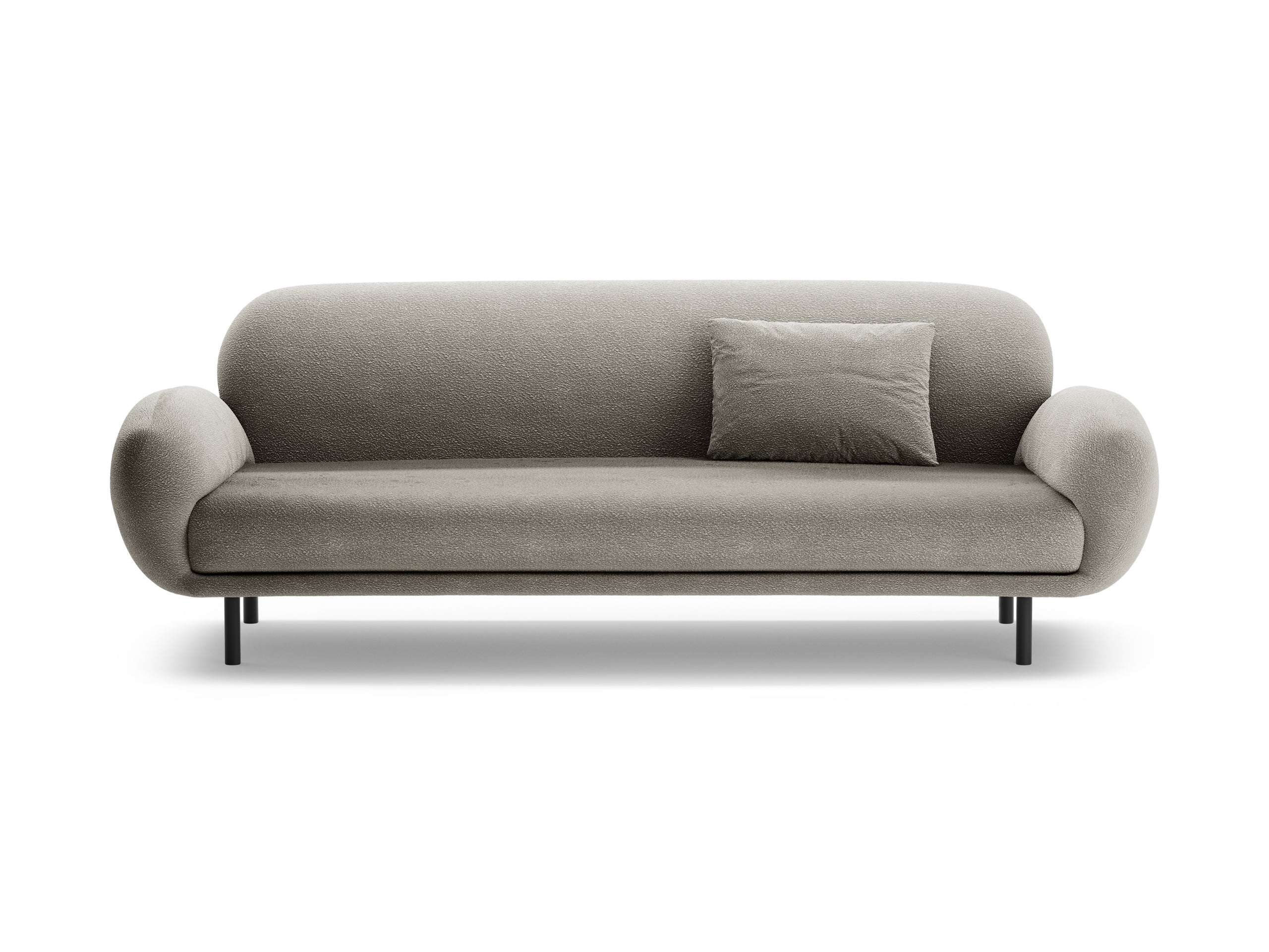 Micadoni Poppy trojmiestna pohovka 208 × 72 cm - Buklé Baloo (Bal2084) - Sivá